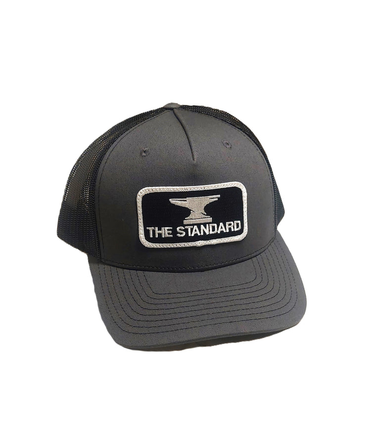 The Standard Hat - Charcoal - Rectangle Patch Logo