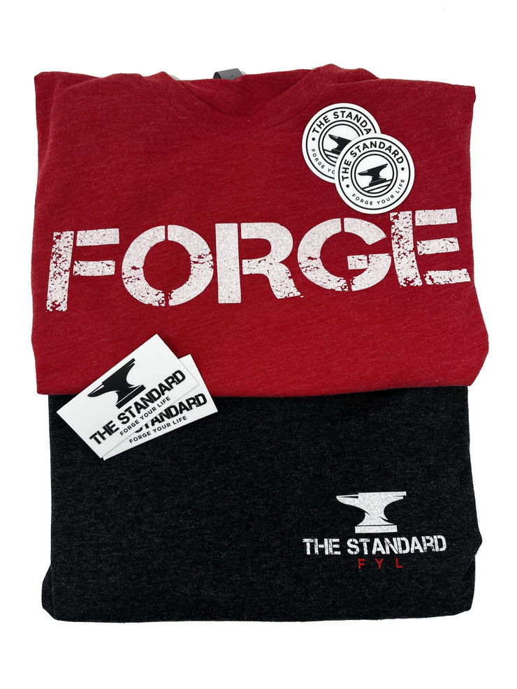 The Standard Two-Shirt Bundle - Red/Black