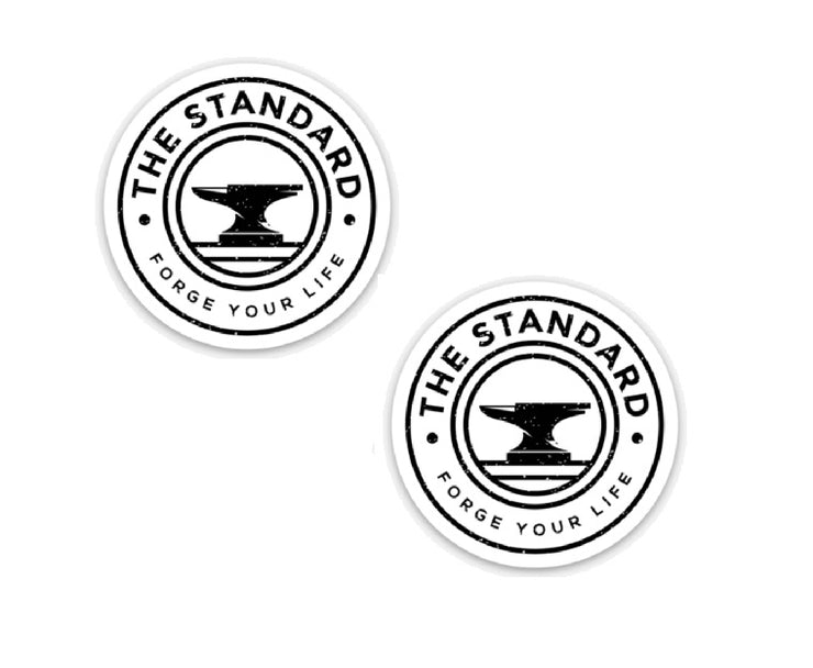 The Standard Stickers (Circle - 2 Pack)