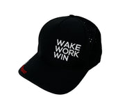 Wake Work Win Technical Trucker Hat